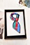 Shoe Basket Azerbaijan Flag Themed Special Design Tie Form Women's Scarf - 6