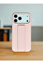 Premium Foldable Kickstand Silicone Case for iPhone 17 Pro - Slim Matte Shockproof Protective Cover - 2