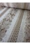 Modern Lace with Floral Embroidery and Ribbon Detail - 145 cm Width - 3
