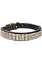 Crystal Princesse Dog Collar, Size 35, Black