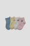 Baby Girl and Child Floral Patterned Premium Cotton Booties Socks Set