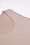 Camel Thick Strap Knitwear Women's Undershirt - 4