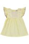 Ruffled Floral Embroidered Set for 2-5 Years - Yellow - 2