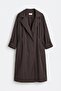 26Ytrc01419 Women's Trench Coat with Button Detail on the Front - 2