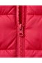 Girl's Stand Collar Pocket Detailed Loose Fit Zippered Sleeveless Puffy Vest - 4