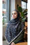 Patterned Soft Shawl - 138 - 2