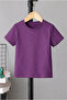 Boy's Printed T-Shirt 100% Cotton Oversize Comfortable Fit Cute Biker Teddy Bear Patterned T-Shirt - 6
