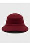 Women's Red Wide Brim Summer Hat |   Adjustable Visor Cap with Bow Detail - 2