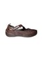 Li̇na Women's Genuine Leather Laceless Summer Comfortable Ballet Flats Shoes Brown