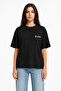 Unisex Essential New Season Logo Front Printed Oversized Thick Fabric Relaxed Cut Cotton T-Shirt - 2