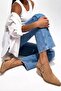 U654304202 Mink Genuine Leather Suede Western Heeled Shoes