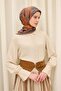 Velora Scarf Art Mocha Mousse 90X90 - 2