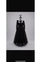 Girl's Black Evening Dress Long Sleeve Tulle Skirted Elegant Event Dress-Aby-0042 Premium - 2