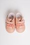 U.S. Polo Assn Baby Girl Velcro Sports Shoes with Heart Detail on the Sides, Size 17-19, Salmon - 8