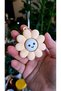 Cute Flower Keychain Daisy Model 3D Printing Colorful Figurative Key and Bag Accessory - 4