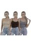 Women's Strappy Bodysuit 3-Pack Basic Thin Strappy Flexible Daily Top