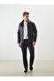 Esvab • Modern & Distinctive Slim Fit Shirt Roba Collar Men's Leather Look Jacket - 2