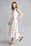 100% Cotton Fitted Halter Neck Poplin Sleeveless Midi Dress H4575Ax26Sm - 2