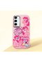Pink Silicone Case with Shock-Absorbing Camera Protection Compatible with Samsung Galaxy S23 Fe