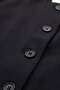Women's Short Sleeve Buttoned Crop Vest Black - 2
