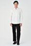 Regular Fit Hakim Collar Men's Shirt - 7