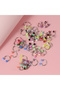 10mm inside diameter 50 Pcs/Lot Mixed Colorful Ball Horseshoe Nose Ring Set Simple Nose Piercing Jew - 4