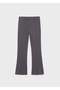 Girl's Knitted Trousers Gray - 4