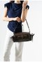 Women's stylishly designed brown hand and shoulder bag with pocket detail
