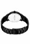Modern Classic Grey Dial Black Stainless Steel Bracelet Analog Watch For Men 43mm - 3