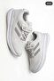Unisex White Single Velcro Comfortable Daily Breathable Poly Sole Children's Sports Sneakers School Shoes - 5
