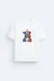 France Football Team Printed Cotton Fabric White T-Shirt T-Shirt