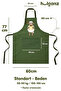 Kitchen Apron Set of 2 Stain-Resistant Water-Repellent Fabric Colorfast Print Sheep and Lamb Patterned Double Apron - 7