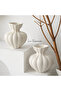 Bohemian Style 20 cm Ceramic New Modern Cream Color Handmade Vase Bloom Vase - 2