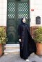 Plus Size Sarmaşik Stone-Embellished Mother Dress - 5