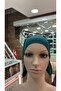 Luxury Bonnet with Back Tie, Non-Slip Inner Bonnet, Scarf Shawl Bonnet, Hijab, Emerald Green - 3