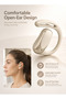 Open-Ear Wireless Earbuds With Charging Case, Clip-On Bluetooth Earphones, Touch Control, IPX4 Water Resistant, 10m Range, Lightweight Sports Headset For Calls Music - 3