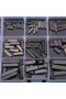 As Picture 140pcs A3 Carbon Steel Round Ended Feather Key Parallel Drive Shaft Keys Pins Set 8mm 10m - 5