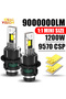 مصباح أمامي LED D4S (قطعتان) D2S D4S D2R D4R، إضاءة زينون للسيارة بقوة 9000000 لومن، تركيب مباشر 1:1، 9570 CSP Chi