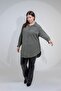 Women's Plus Size Long Shirt with Pocket Detail - 7