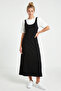 T-Shirt Dress Double Modal Set Lnt0038 Black - 2