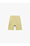 Cotton Waist-Tie Textured Shorts - 3
