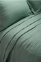 طقم غطاء سرير مزدوج من سيديرا - أخضر داكن - 3