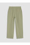 Trendlucky Women's Muslin Pants with Elastic Waist and Contrast - 7
