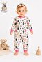 Baby Girl Set Cat Patterned Cotton Pajama Set - 4