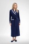 Plus Size Polka Dot Women's Long Sleeve Dressing Gown 100% Cotton - 2