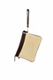 Women's Straw Portfolio & Clutch Bag Bitter Brown - 2