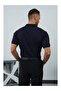 Men's Polo Neck T-Shirt with Embroidery on the Front - 4