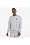 Men Pivot Crew EMB Basketball Pullover - Gray
