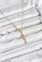 316L Steel Chain Gold Color Pole Star Model Women's Necklace 5886 - Oembys8747-7992