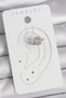 Brass Silver Color Zircon Stone Women's Cartilage Model Earrings 5886 - Teolsa6501-6640 - 2